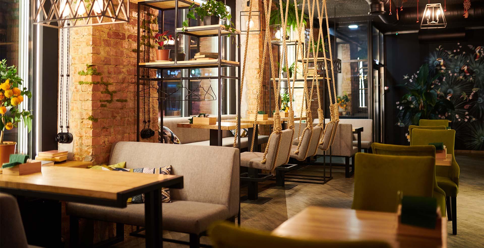 Blissful Brew Cafe Corner interior detail 2 - F&B project gallery by Precision Pro Technical Services